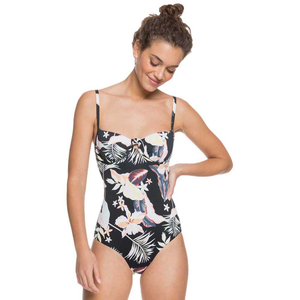 Roxy Printed Beach Classics Badeanzug M Anthracite Praslin S günstig online kaufen