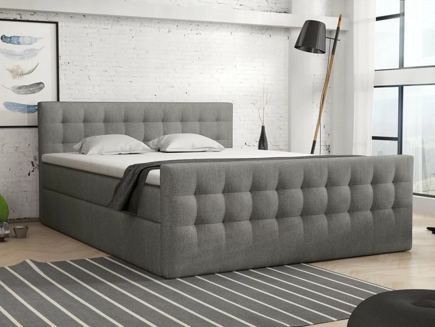 DB-Möbel Boxspringbett "PACOS" Große Doppelbett zum Schlafzimmer-vom Herste günstig online kaufen