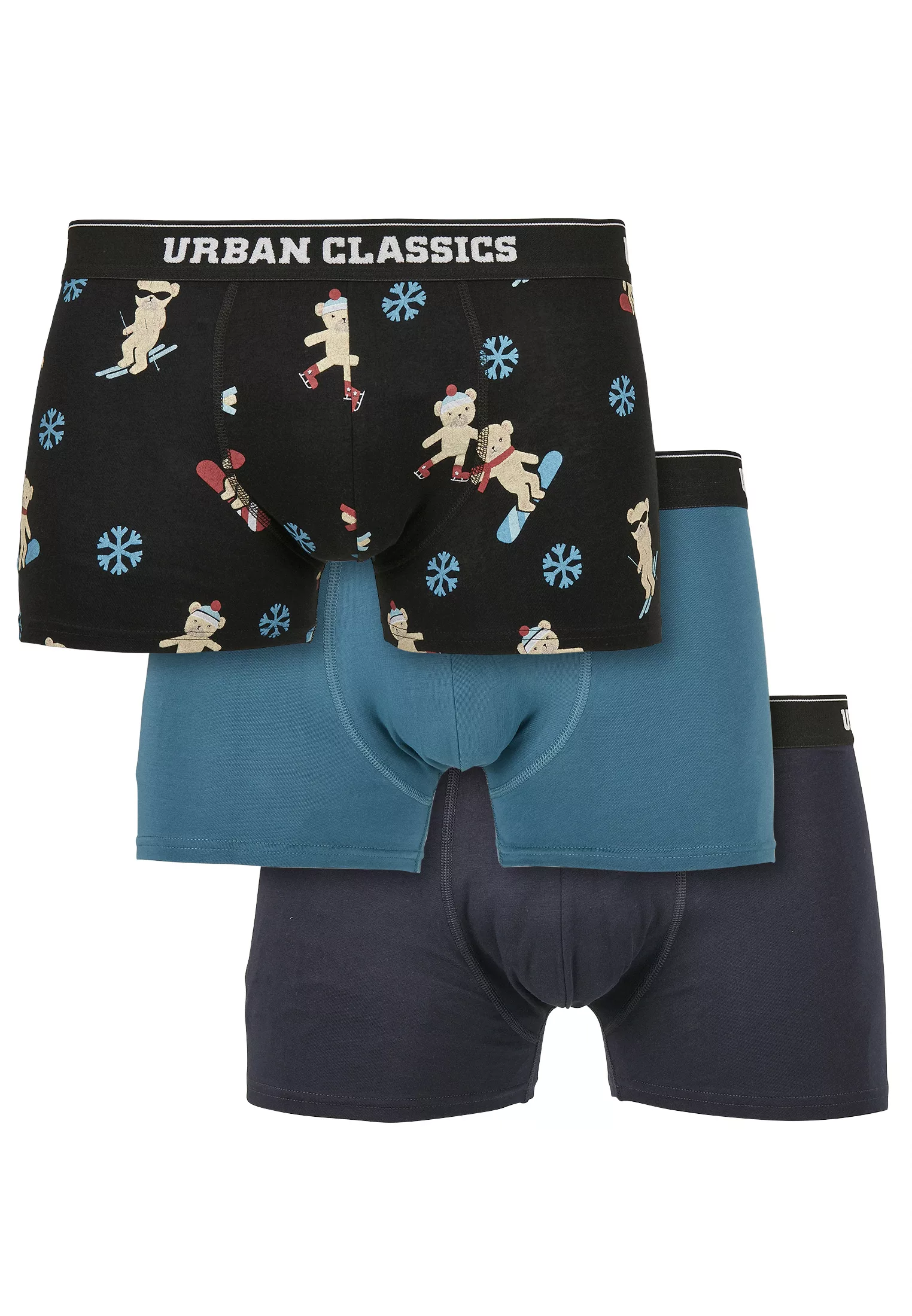 URBAN CLASSICS Boxershorts "Urban Classics Herren Organic X-Mas Boxer Short günstig online kaufen