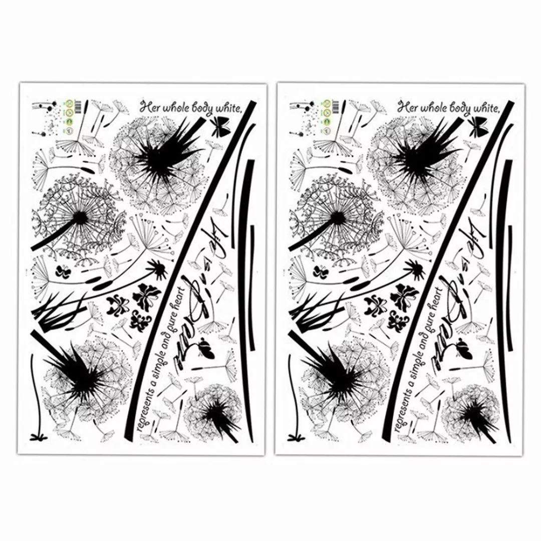 Coonoor Wandtattoo Wandtattoo Pusteblume, Wandsticker Wohnzimmer günstig online kaufen