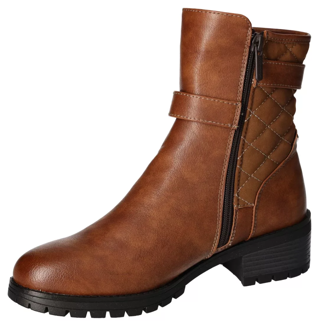 Mustang Shoes Winterstiefelette, mit gestepptem Schaft günstig online kaufen