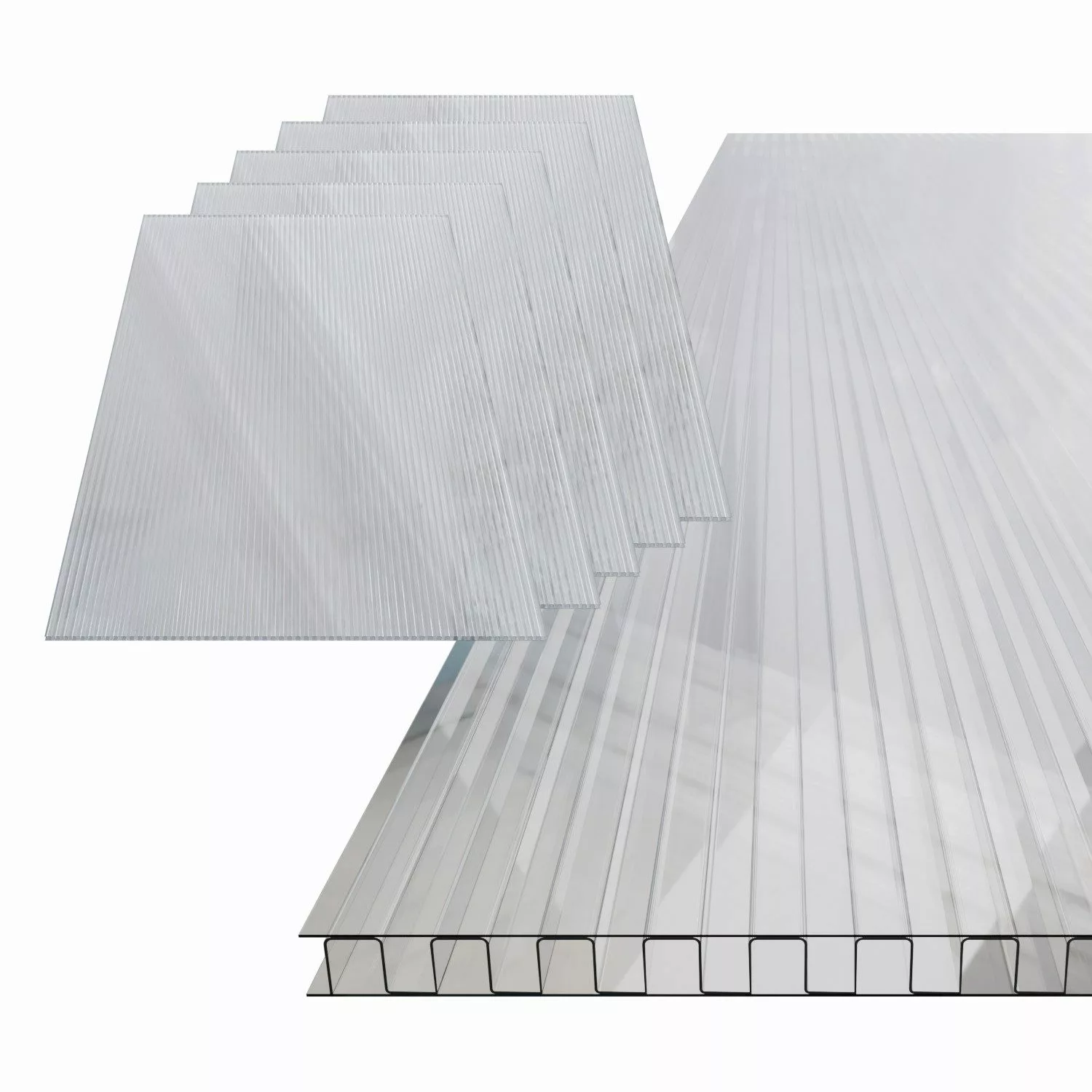 GARMIO Gewächshaus Hohlkammerstegplatten ACRI 4mm, Ersatz günstig online kaufen