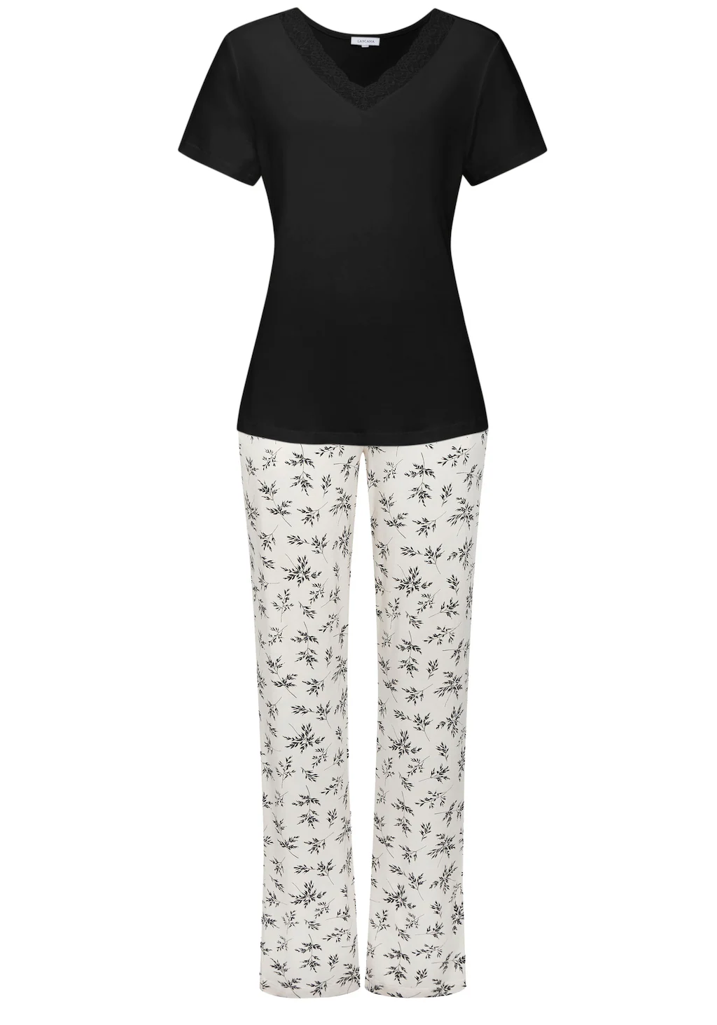 Vivance Dreams Pyjama, (Set, 2 tlg.), mit süßem Blumen-Print günstig online kaufen