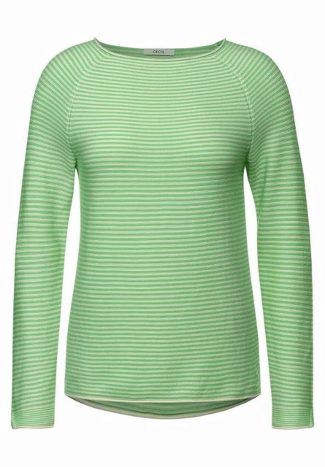 Cecil Sweatshirt TOS Structured Stripe Pullover günstig online kaufen