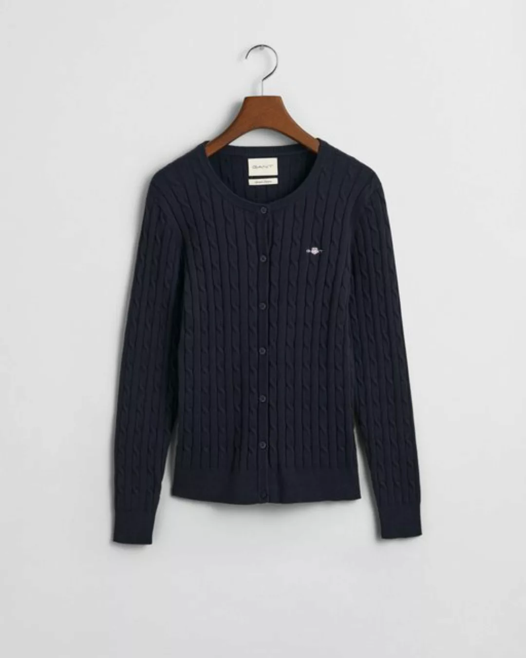 Gant T-Shirt STRETCH COTTON CABLE CARDIGAN günstig online kaufen