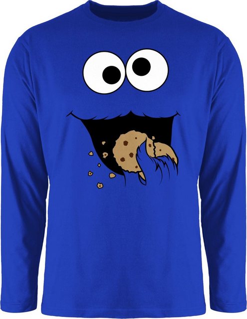 Shirtracer Rundhalsshirt Keks Monster I Krümelmonster I Cookie Monster Karn günstig online kaufen