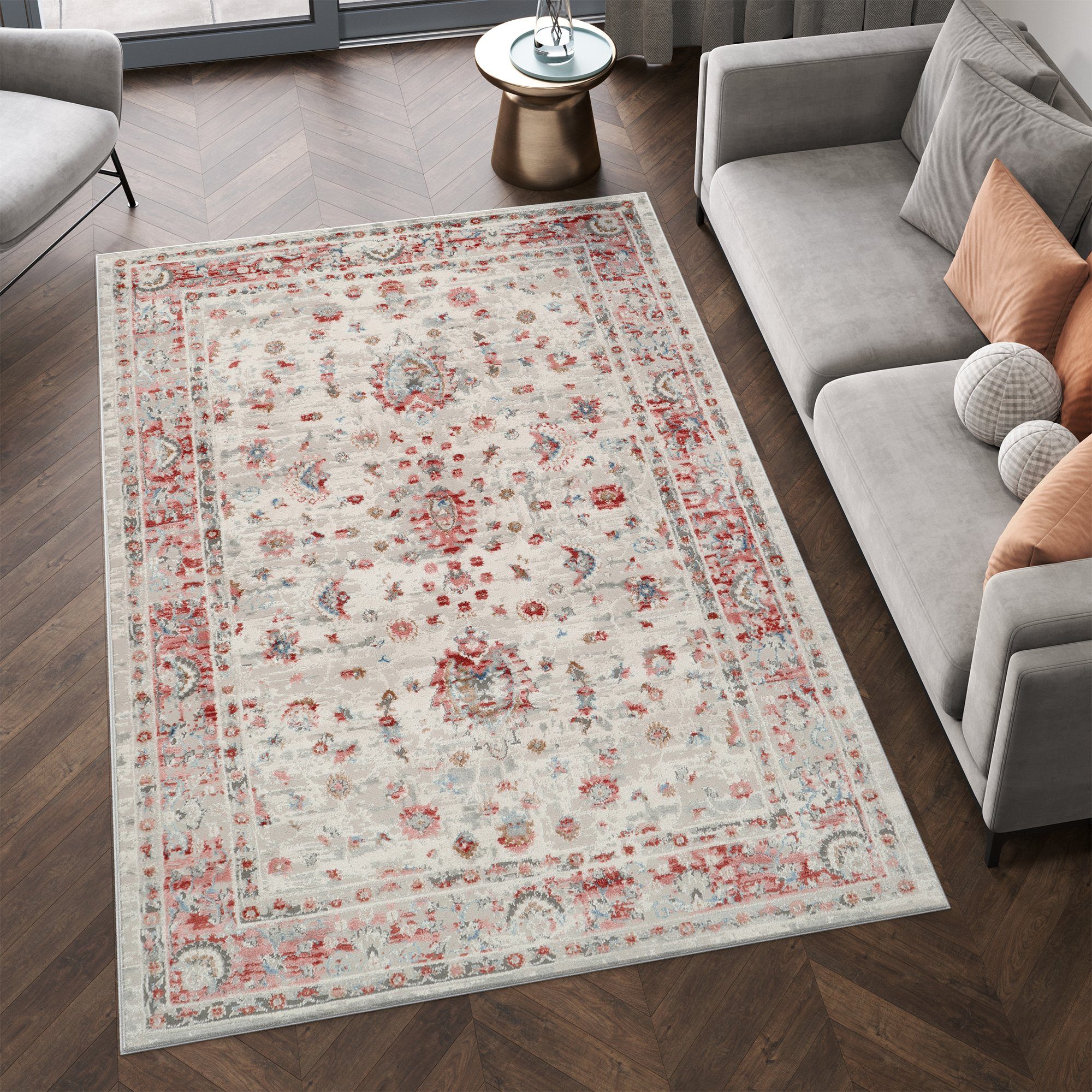 Tapiso Teppich RETRO, rechteckig, Höhe: 9 günstig online kaufen
