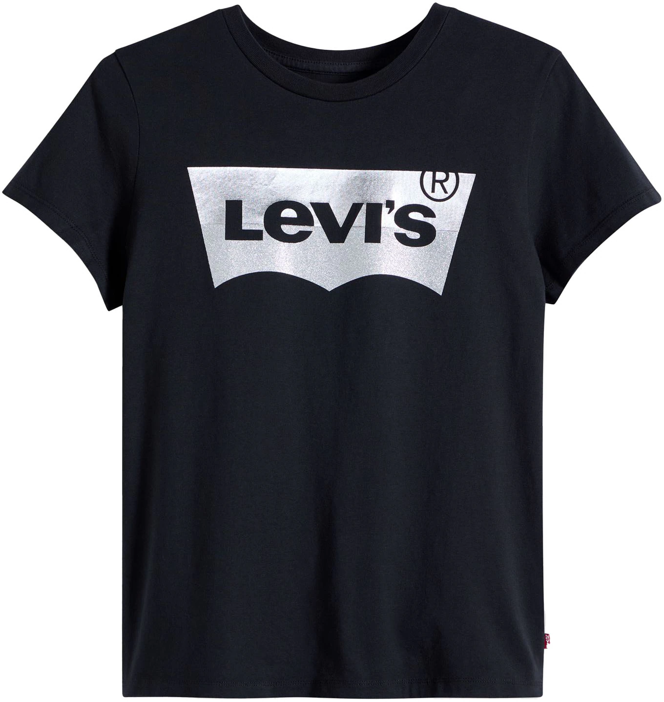 Levis Rundhalsshirt "THE PERFECT TEE", mit Logo im Metallic-Holo Print günstig online kaufen