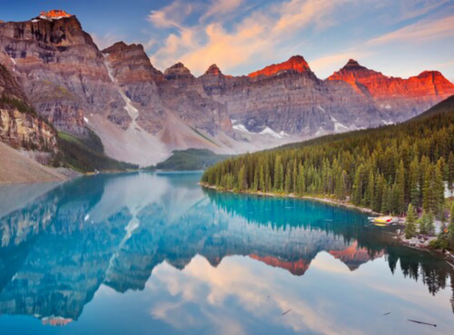 Papermoon Fototapete »Moraine Lake Sunrise« günstig online kaufen