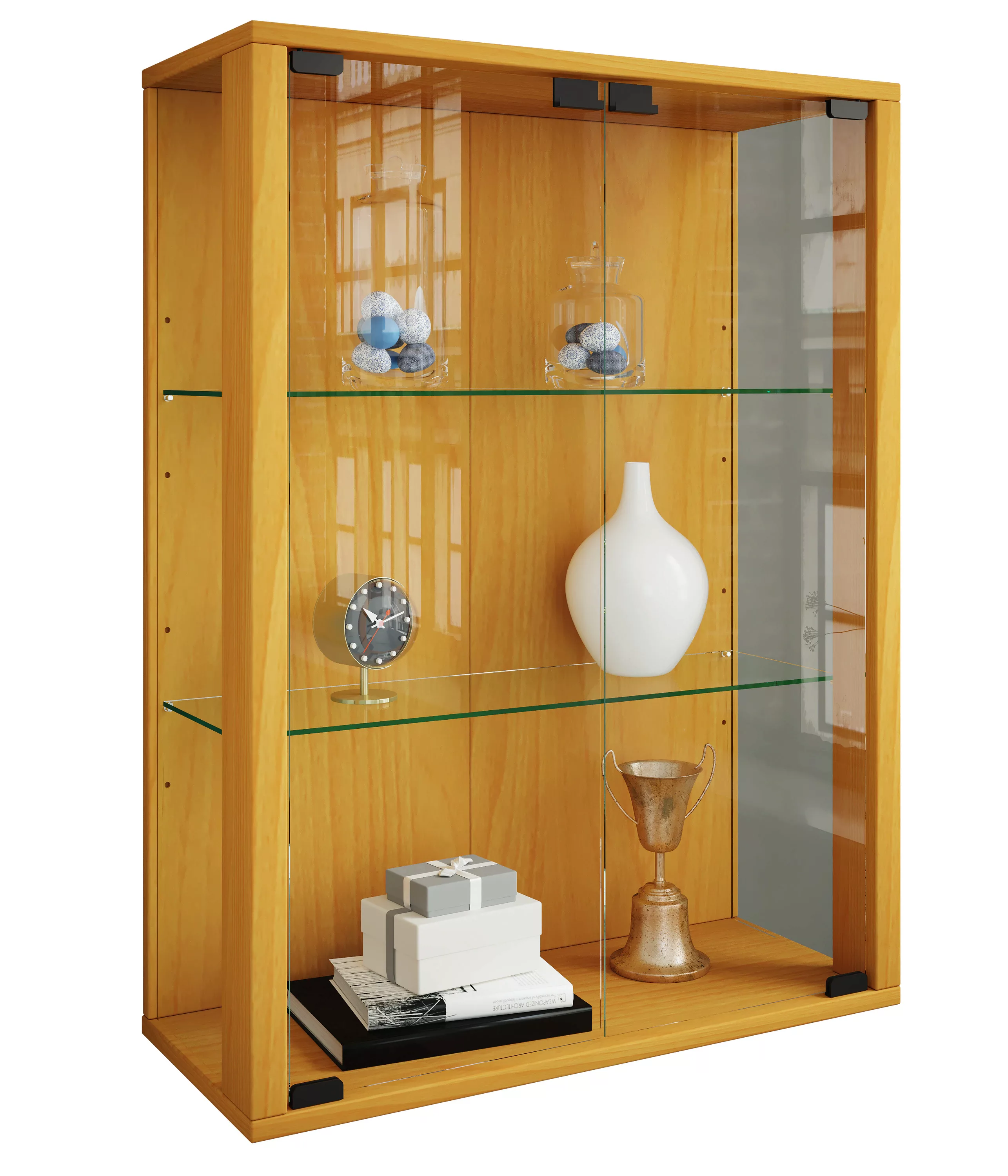 VCM Wandregal "VCM Glasvitrine hängend  Vitrine Glas mit ESG-Sicherheitsgla günstig online kaufen