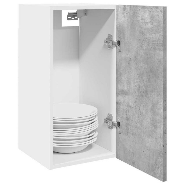 vidaXL Hängeschrank Hängeschrank Küchenschrank Betongrau 30x31x60 cm Holzwe günstig online kaufen