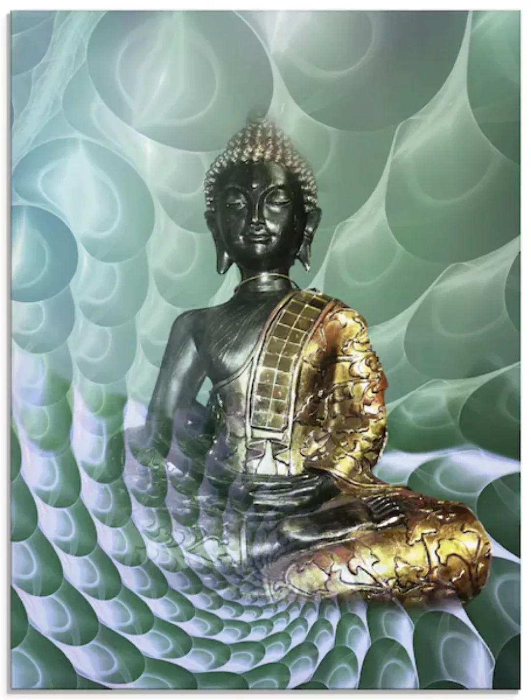 Artland Glasbild "Buddhas Traumwelt CB", Religion, (1 St.), in verschiedene günstig online kaufen