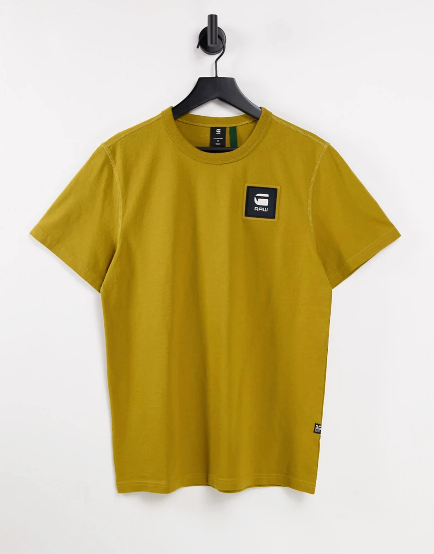 G-star Badge Logo+ Kurzarm Rundhals T-shirt M Toasted günstig online kaufen