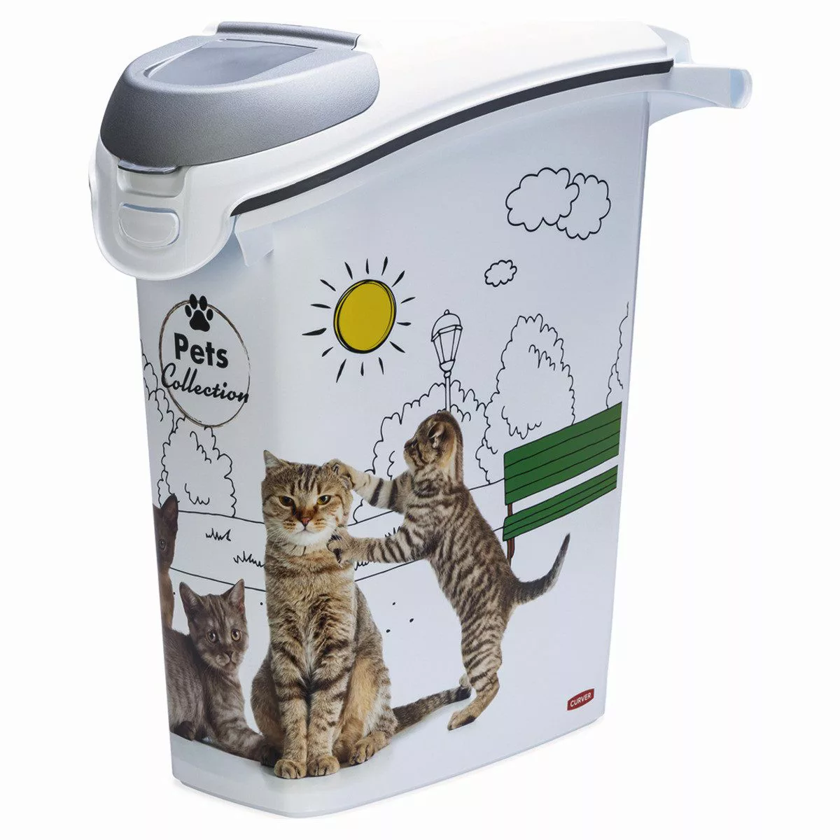 Curver Futterbehälter Katzenfutter Container weiß günstig online kaufen