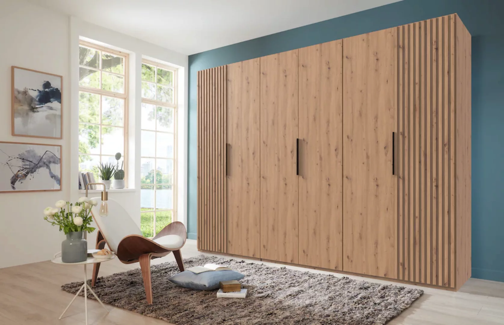 Wimex Drehtürenschrank "Andorra by fresh to go", Mit 3D-Leisten für Akustik günstig online kaufen