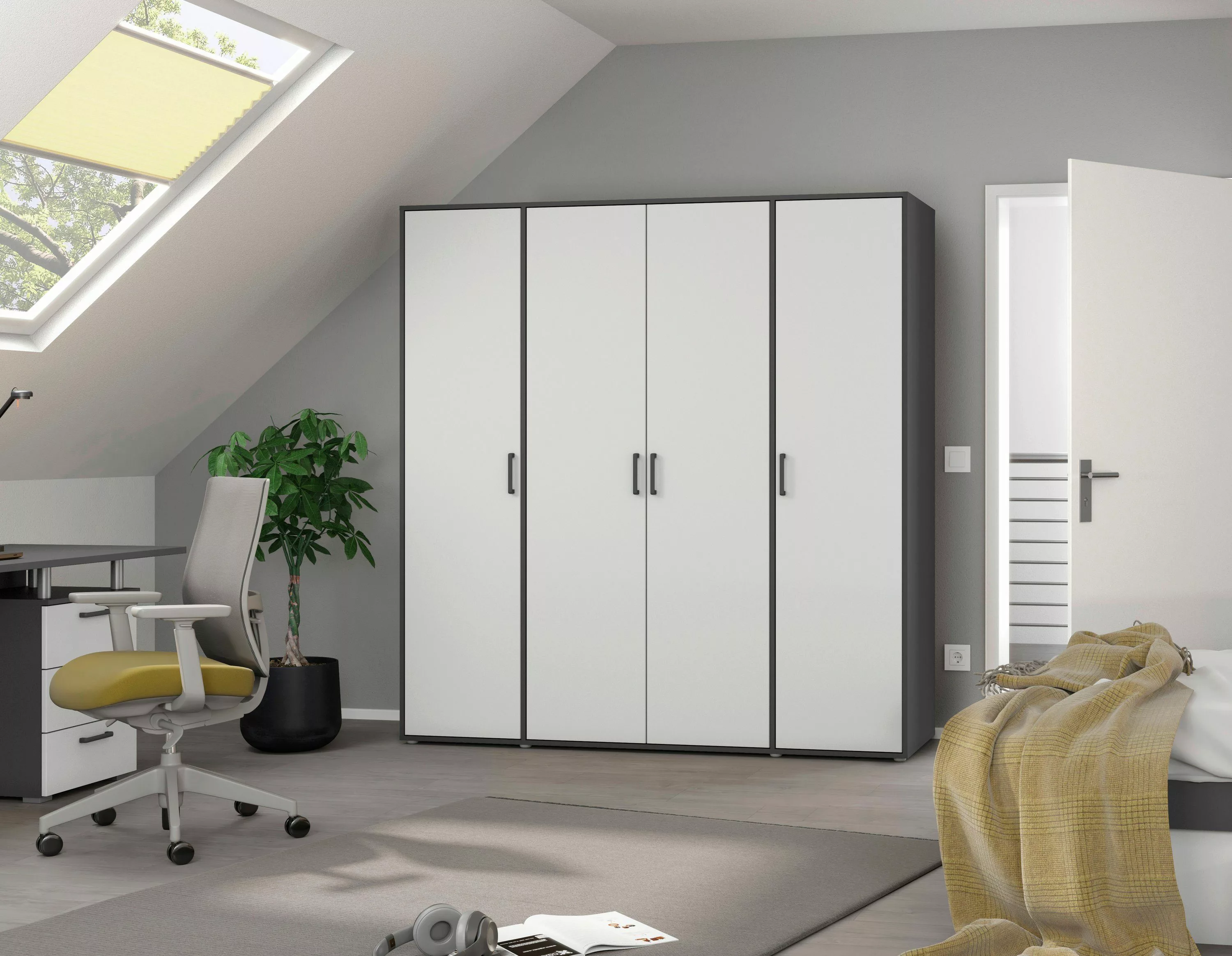rauch Kleiderschrank "VOYAGER Garderobe Wäscheschrank TOPSELLER Schlafzimme günstig online kaufen