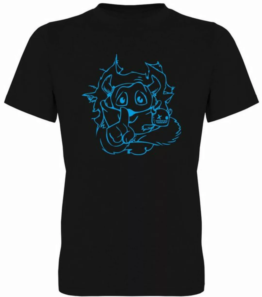 G-graphics T-Shirt Kuschelmonster Herren T-Shirt, mit trendigem Front- & Ba günstig online kaufen
