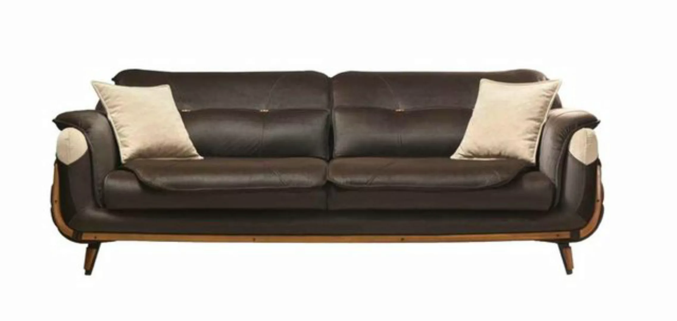 JVmoebel Sofa Sofa Möbel Dreisitzer Sofas Klassisches Stoff Couch Luxus Pol günstig online kaufen