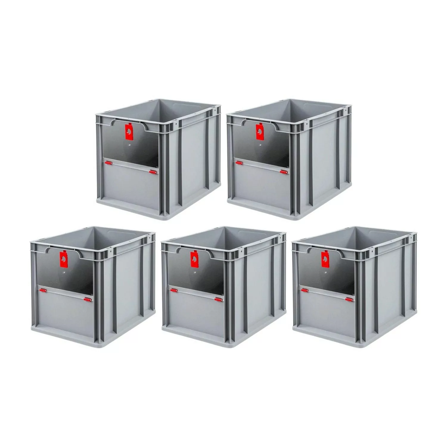 PROREGAL SparSet 5x Eurobox NextGen Insight Cover HxBxT 32 x 30 x 40 30 Lit günstig online kaufen