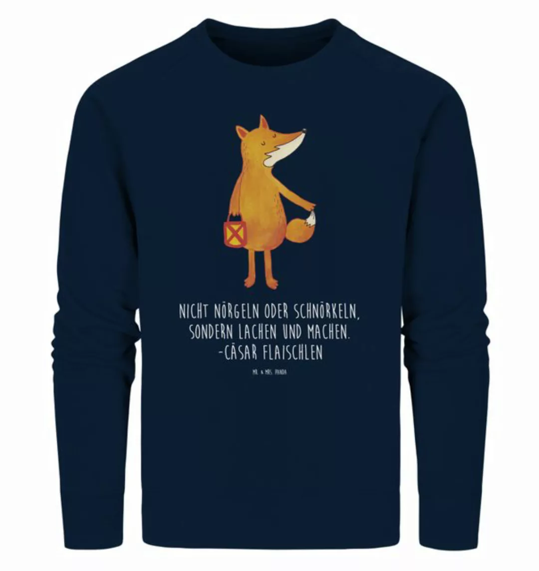 Mr. & Mrs. Panda Longpullover Größe M Fuchs Laterne - French Navy - Geschen günstig online kaufen