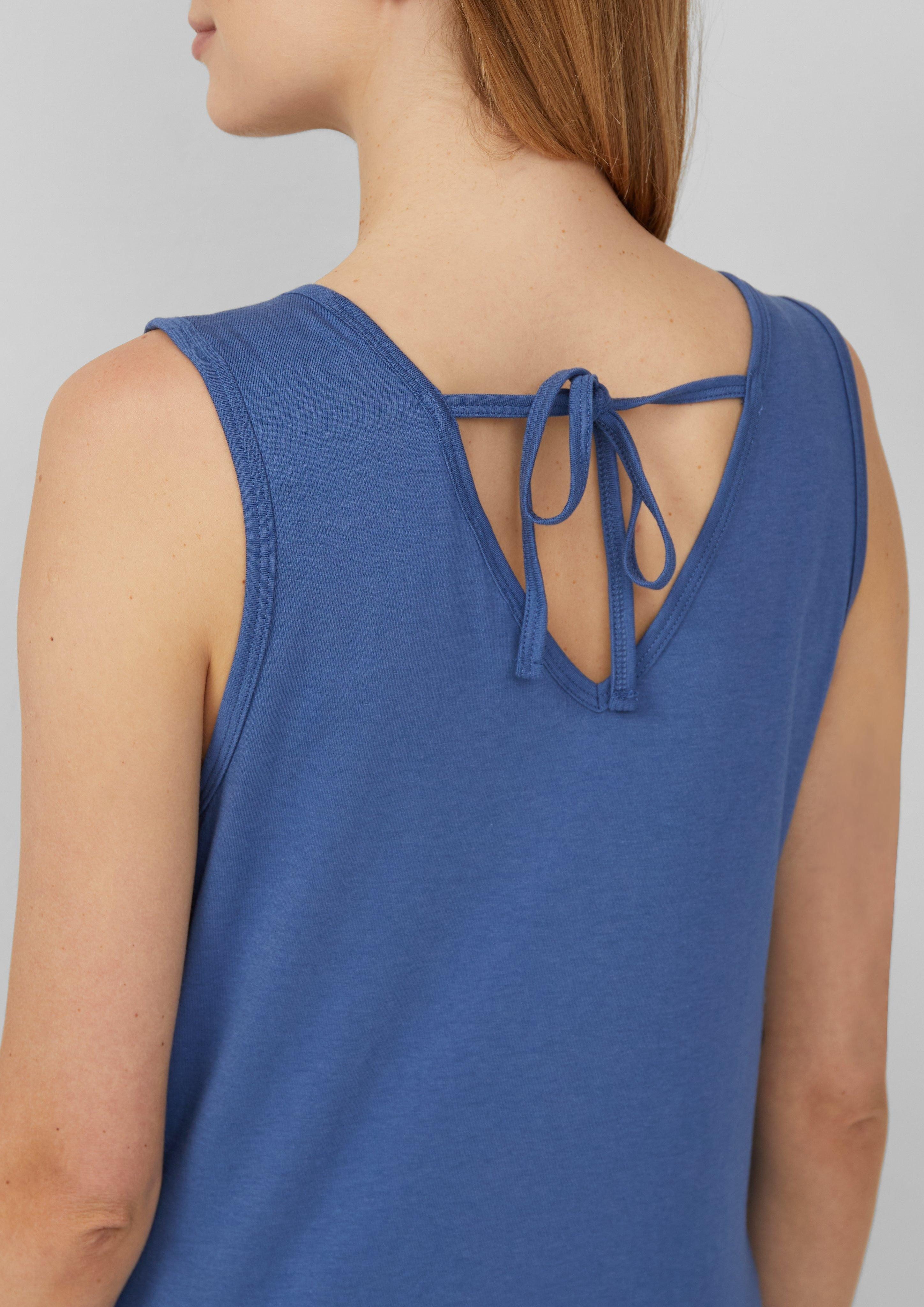 s.Oliver Shirttop Top mit V-Ausschnitt und günstig online kaufen