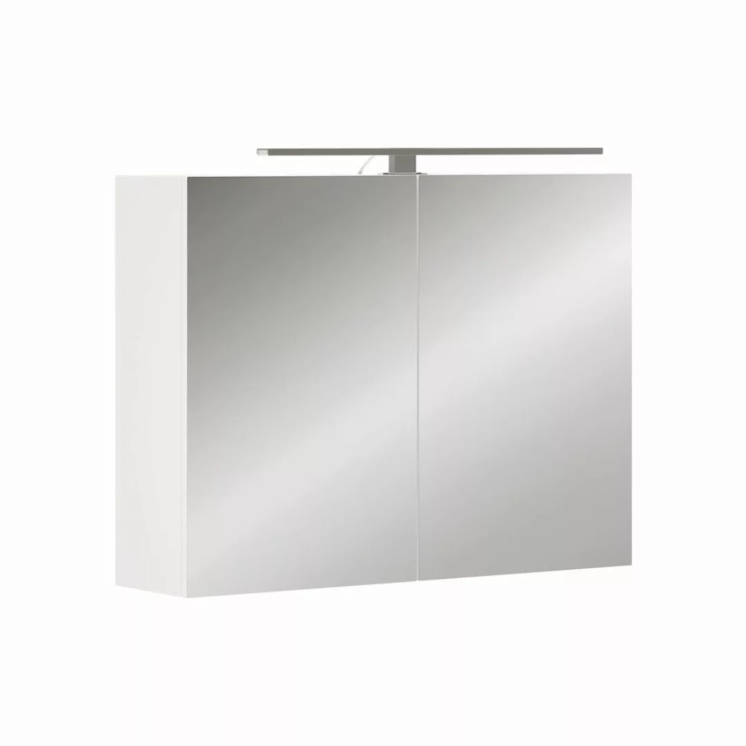Vicco Badezimmerspiegelschrank Lavio, Weiß, 80 x günstig online kaufen