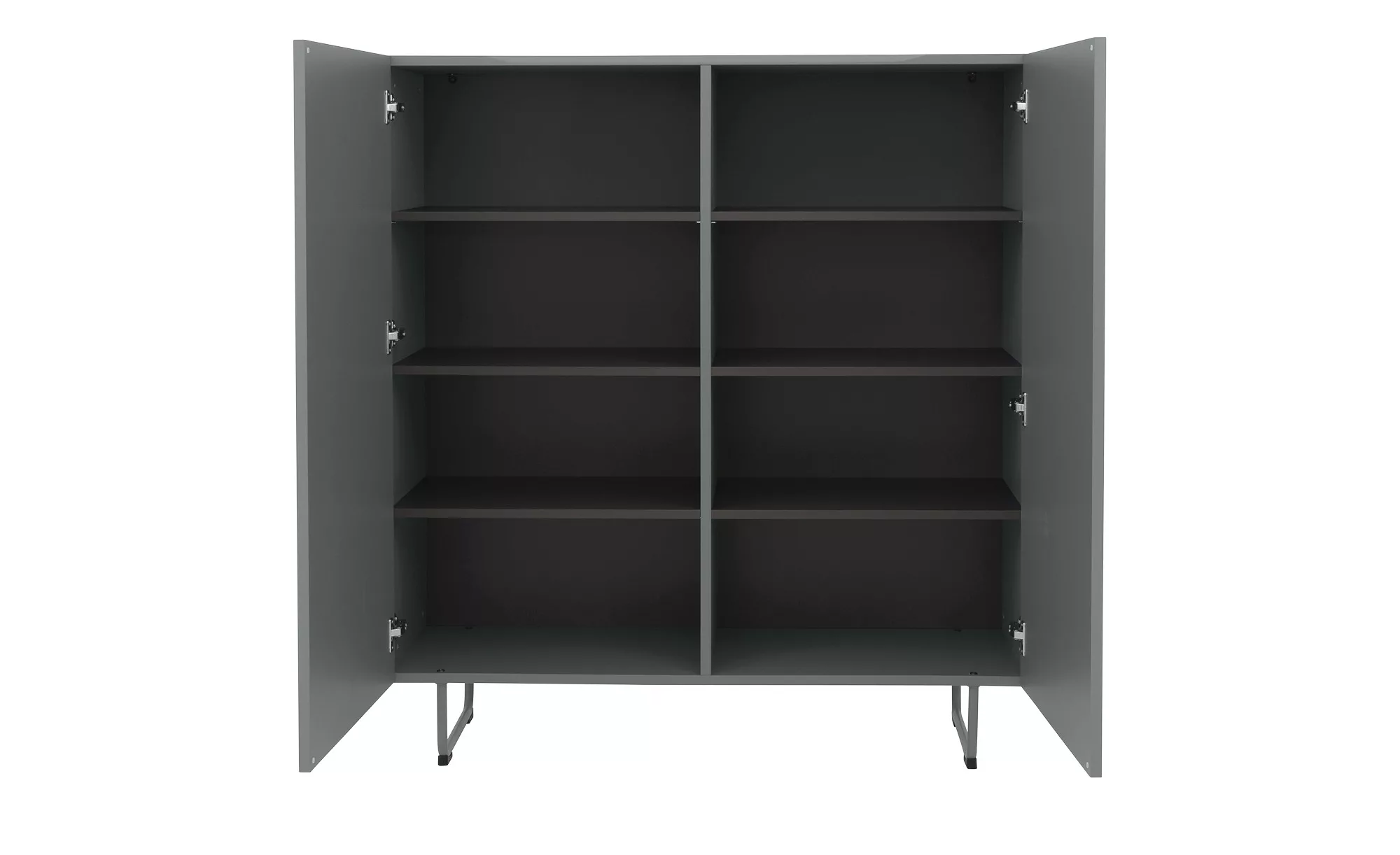 Roomers Highboard  Parlasco ¦ grün ¦ Maße (cm): B: 120 H: 131 T: 43.0 Kommo günstig online kaufen