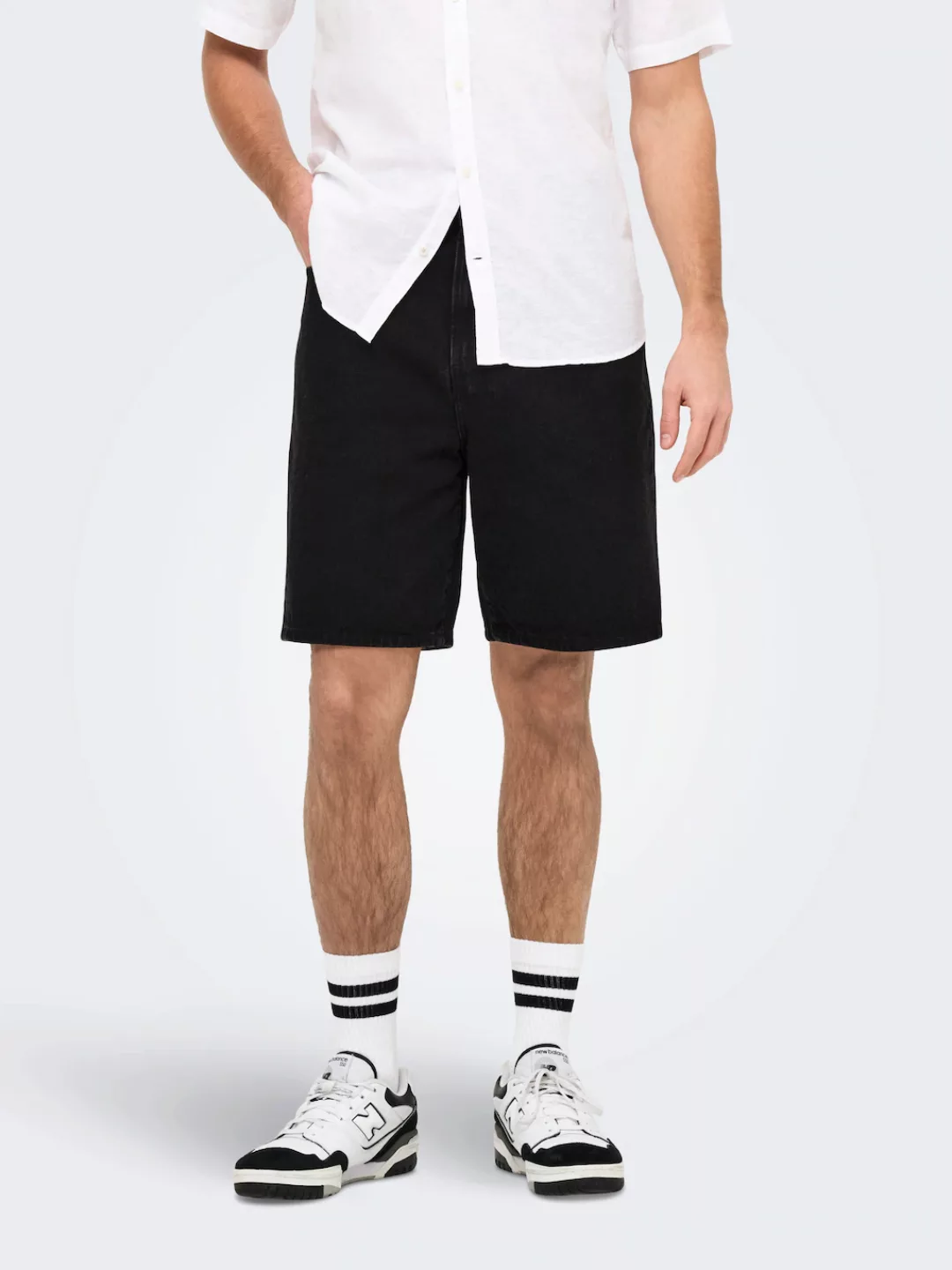 ONLY & SONS Shorts "ONSFADE BLACK 9087 AZG DNM SHORTS" günstig online kaufen