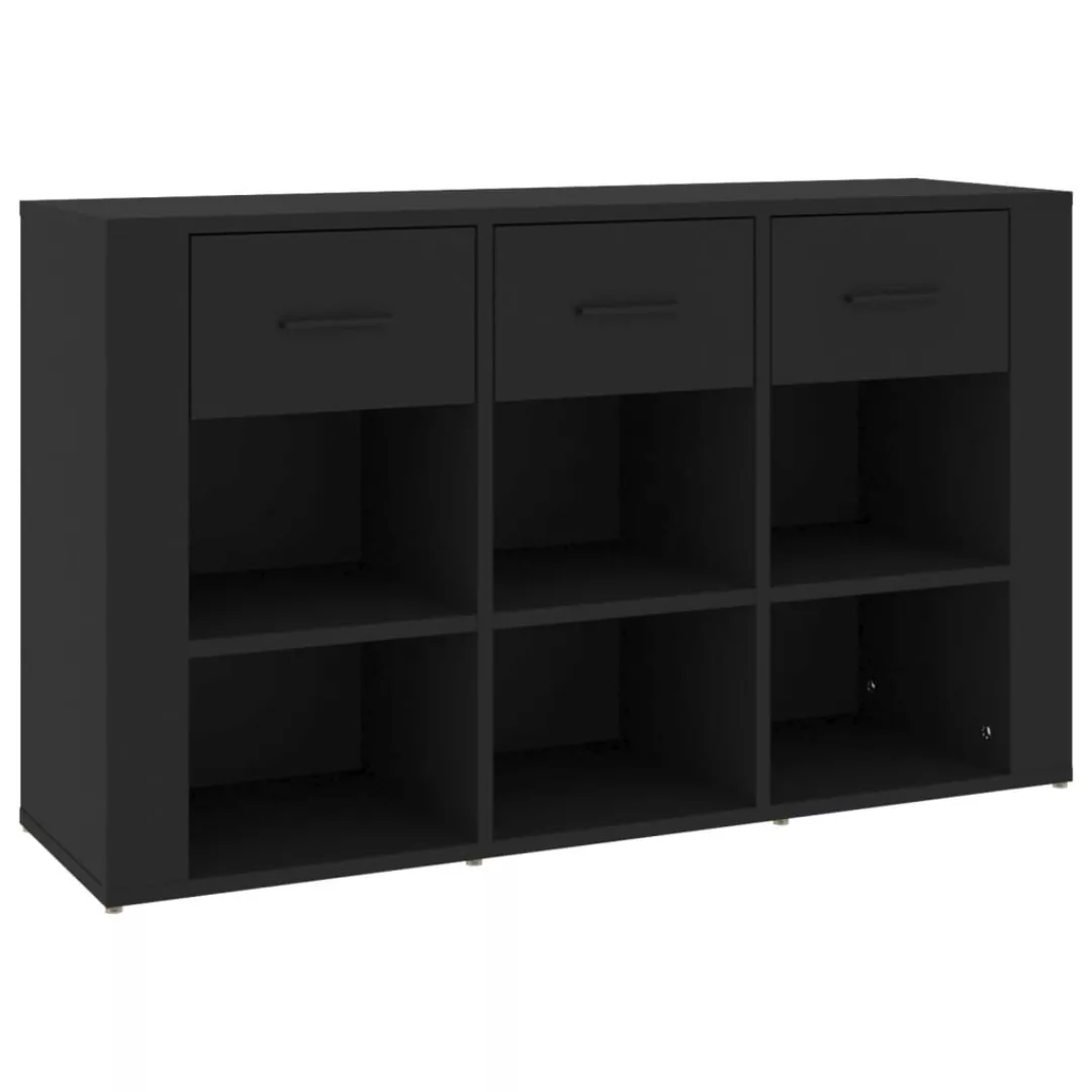 Vidaxl Sideboard Schwarz 100x30x59,5 Cm Holzwerkstoff günstig online kaufen