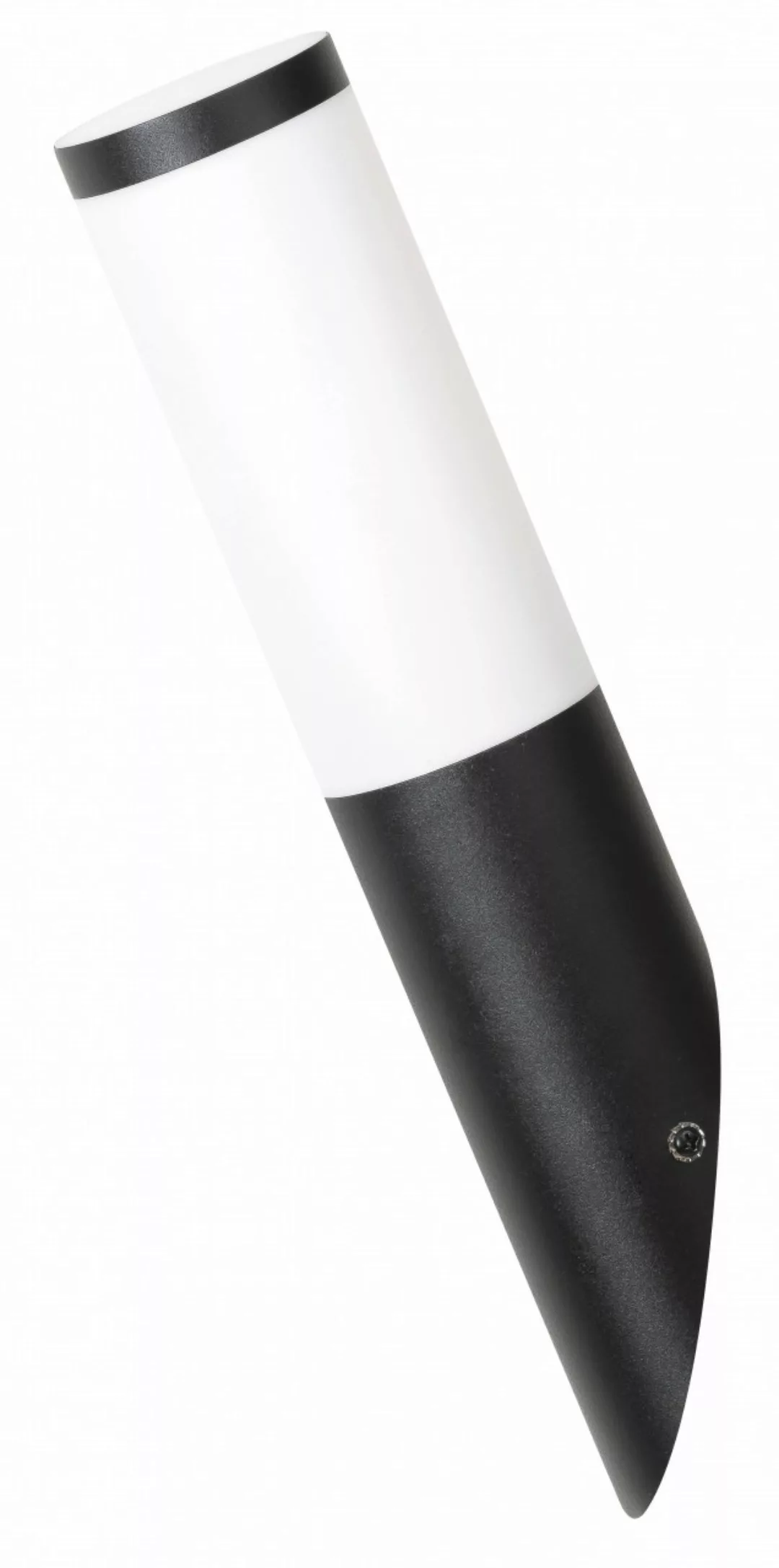 Außenwandleuchte mattschwarz/weiß E27 IP44 Black torch günstig online kaufen