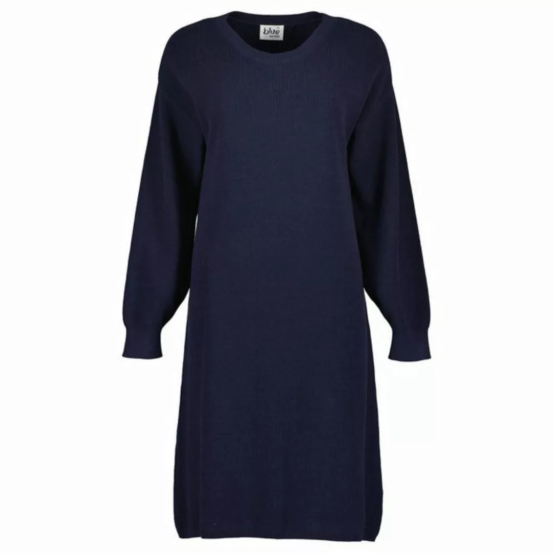 Blue Seven Shirtkleid Damen Strickkleid mit Rundhals - Kleid mit überschnit günstig online kaufen