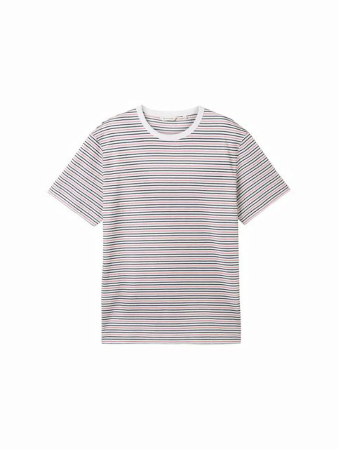TOM TAILOR T-Shirt T-Shirt mit Streifenmuster günstig online kaufen