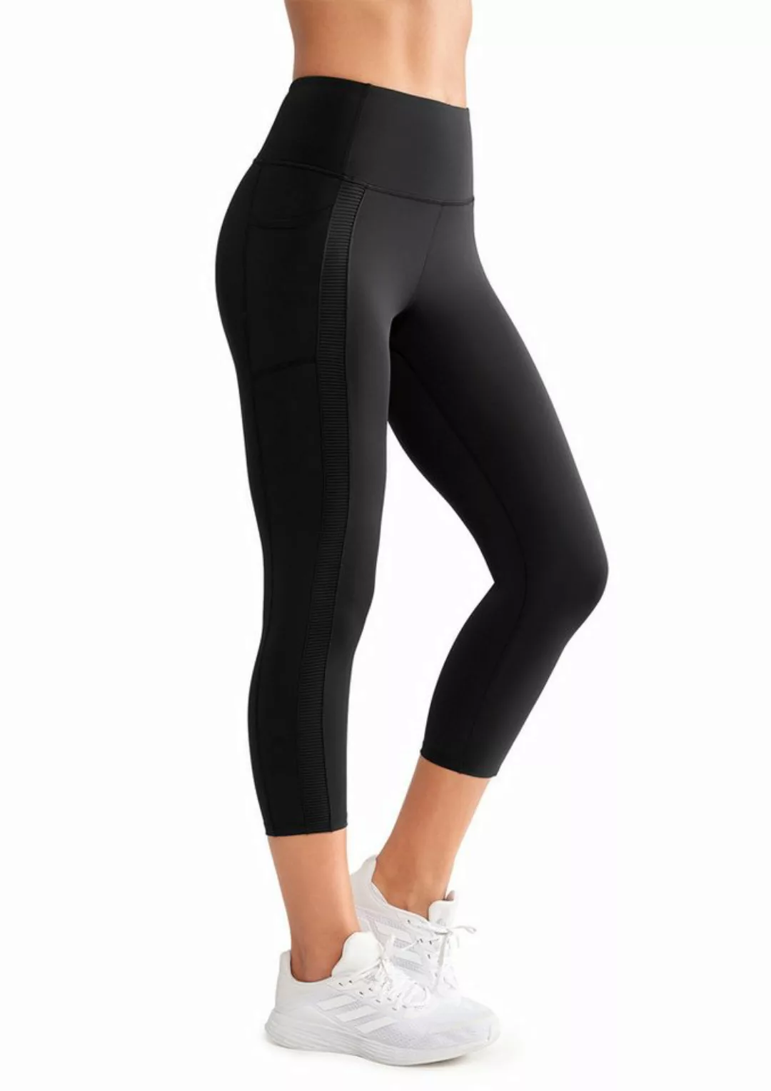 Yvette 3/4-Leggings Sport Damen Caprihose mit Taschen, E110492A19 günstig online kaufen