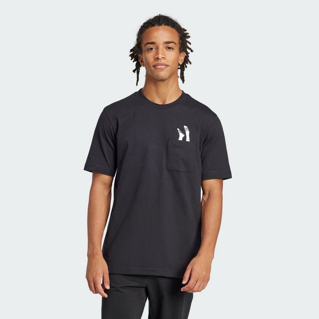 adidas Sportswear T-Shirt LOUNGE SLIDES GRAPHIC POCKET T-SHIRT günstig online kaufen