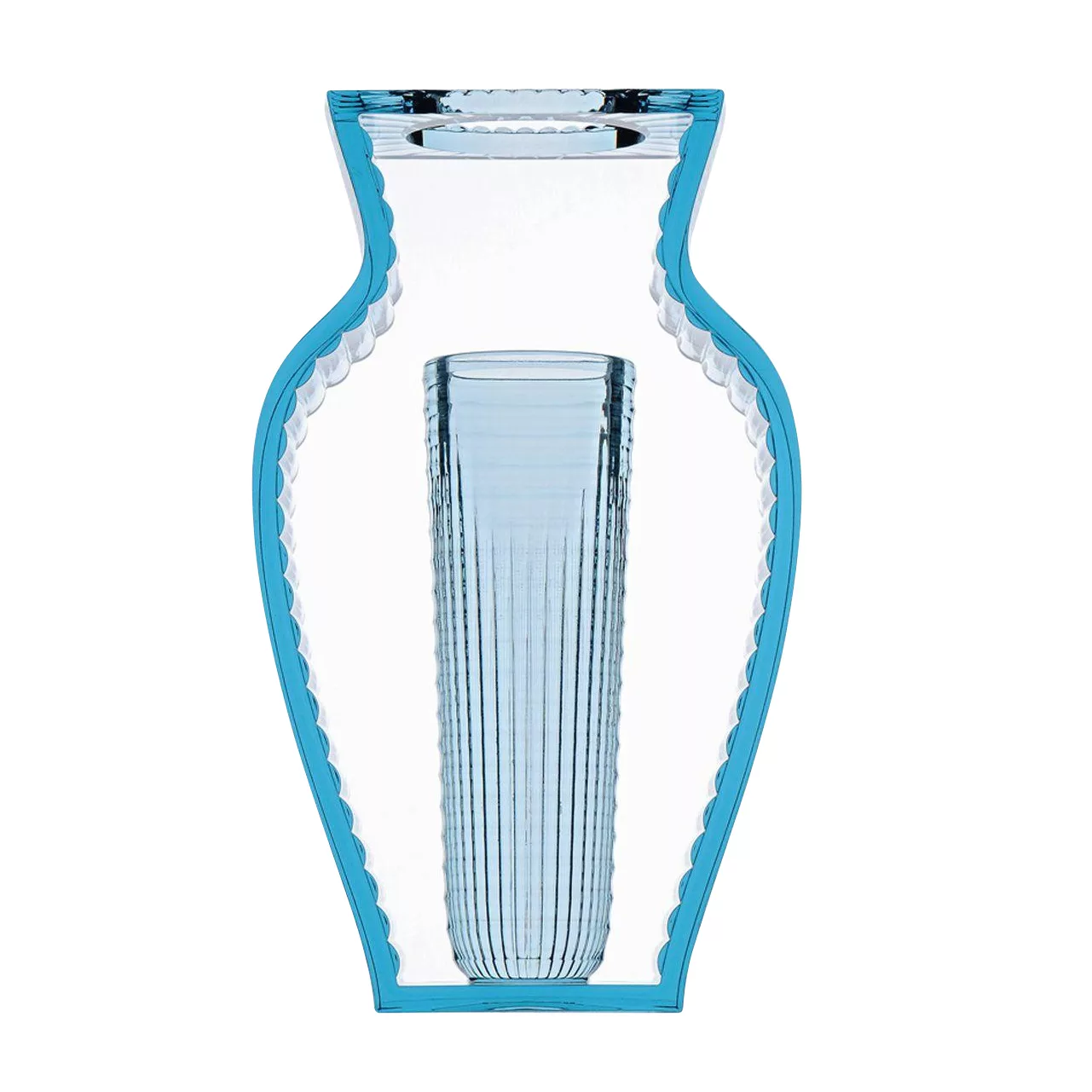 Kartell - I Shine Vase 33cm - blau günstig online kaufen