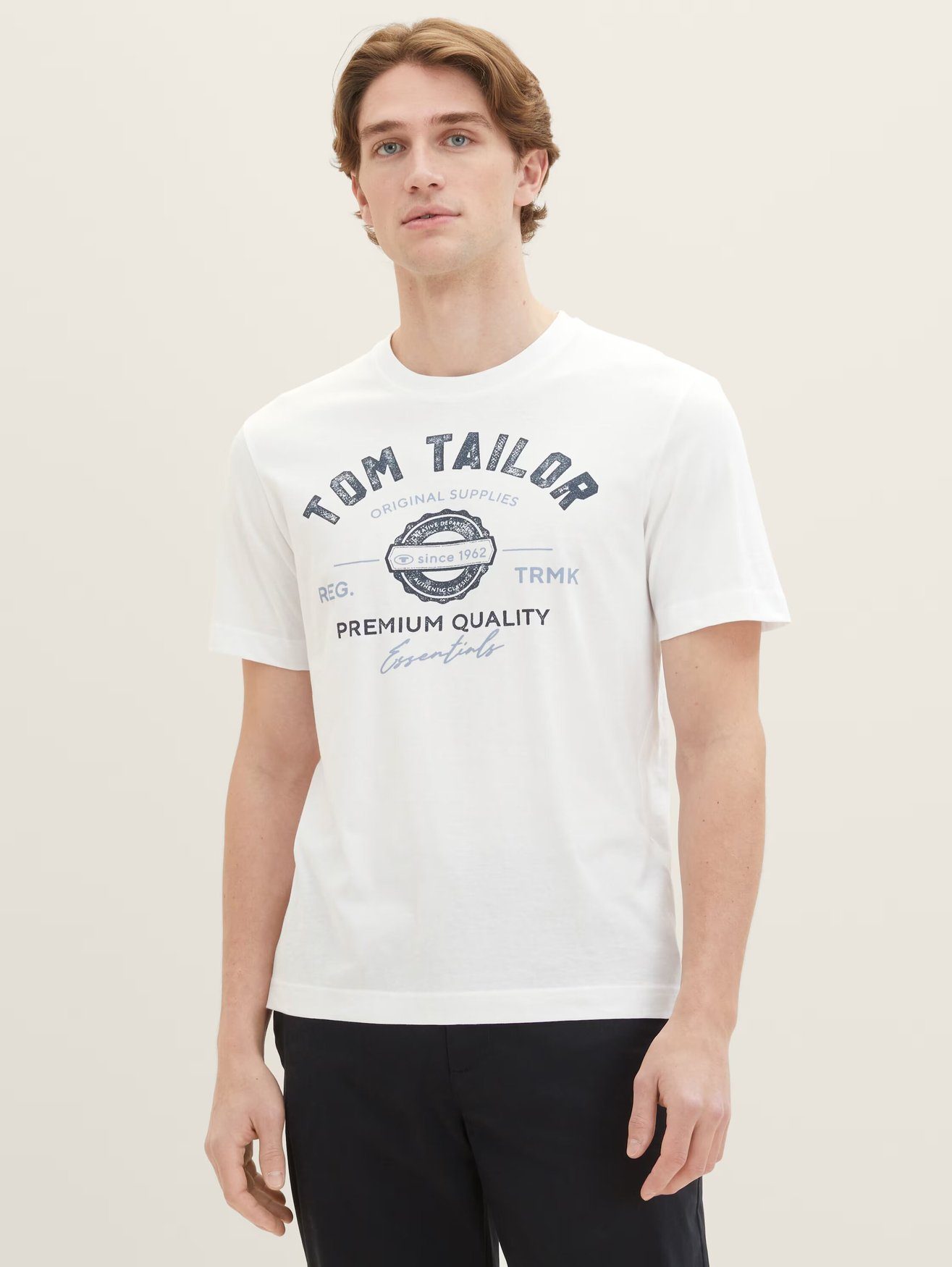 TOM TAILOR T-Shirt Logo 2-er Pack günstig online kaufen