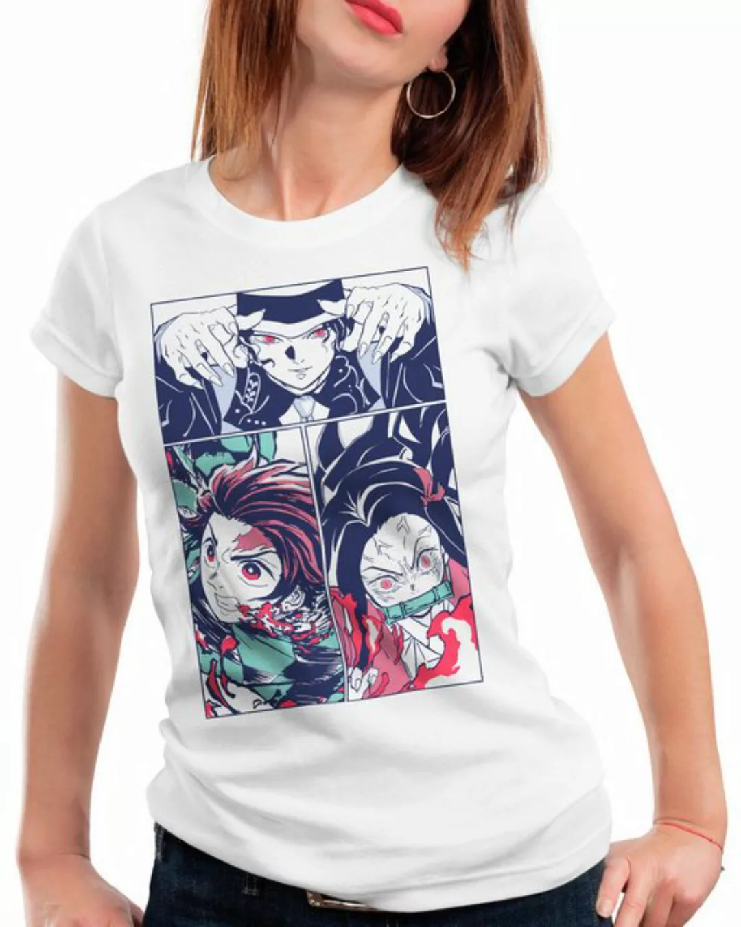 style3 T-Shirt Defeat Demons demon slayer anime japan manga cosplay günstig online kaufen