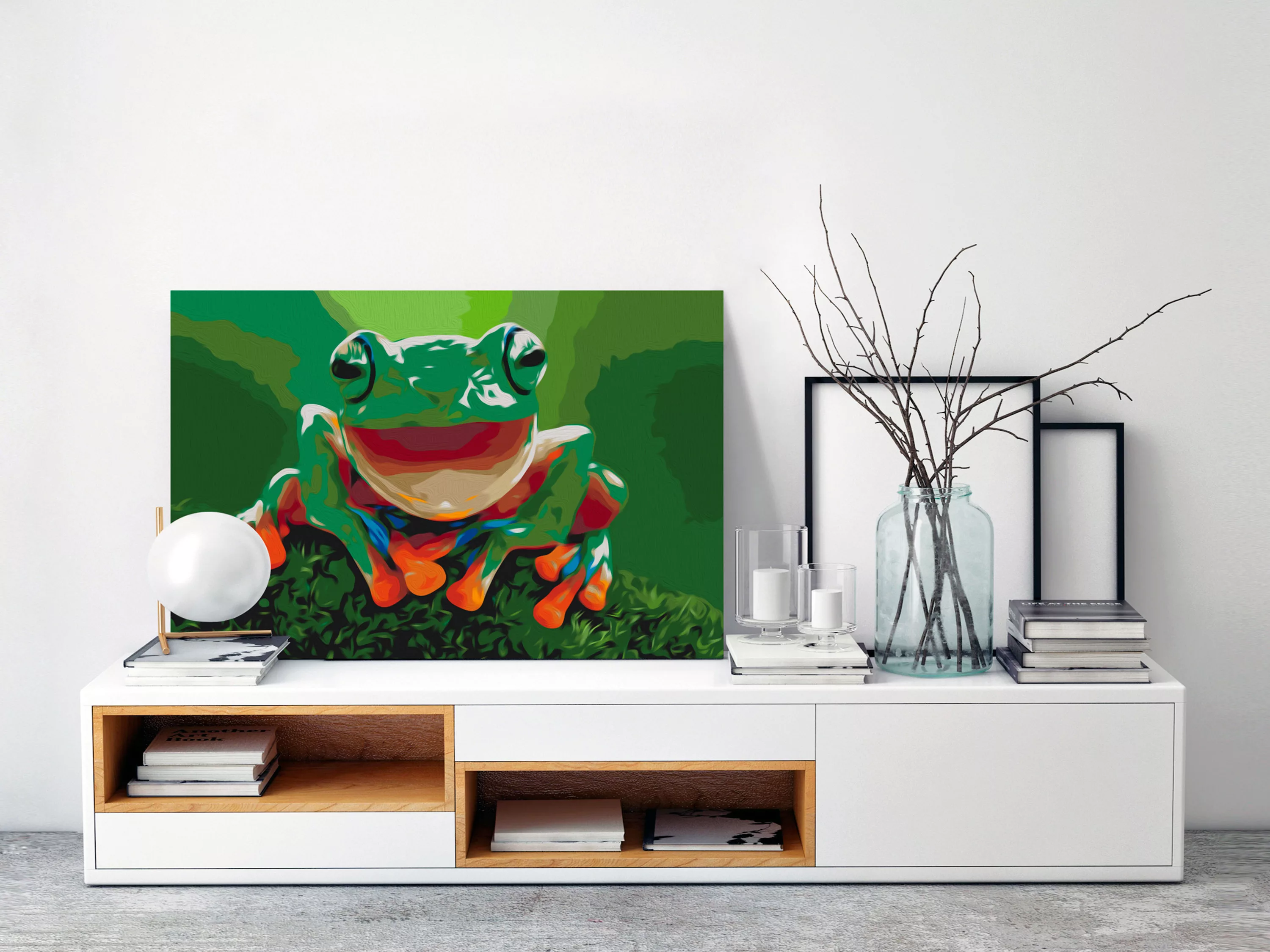 Malen Nach Zahlen - Laughing Frog günstig online kaufen