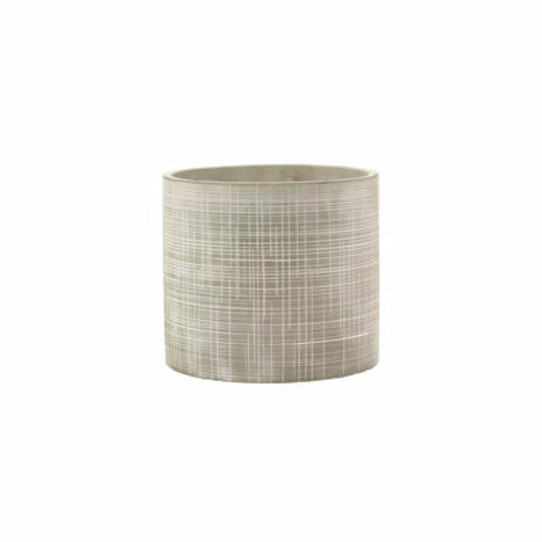 Übertopf Cylindre Large keramik beige / Steinzeug - Ø 20 x H 18 cm - Serax günstig online kaufen
