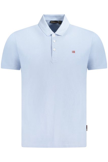 Napapijri Poloshirt Herren Kurzarm-Poloshirt Blau - Regular Fit, 3 günstig online kaufen