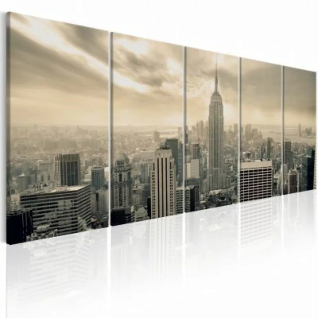 artgeist Wandbild Beige Manhattan beige/schwarz Gr. 200 x 80 günstig online kaufen