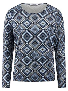 Rundhals-Shirt Peter Hahn blau günstig online kaufen