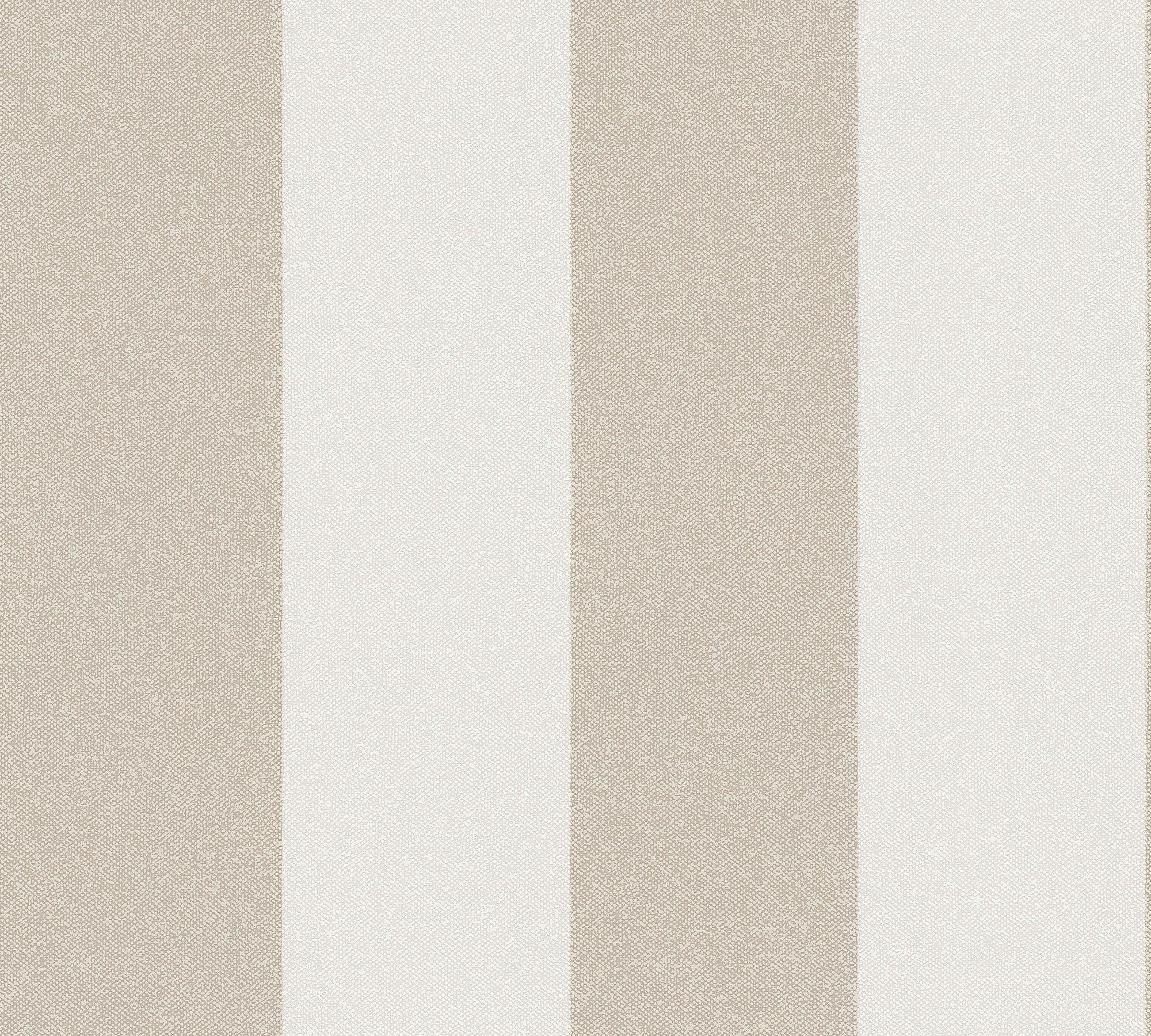 Bricoflor Streifentapete in Beige Tapete mit Blockstreifen Ideal fürs Wohnz günstig online kaufen