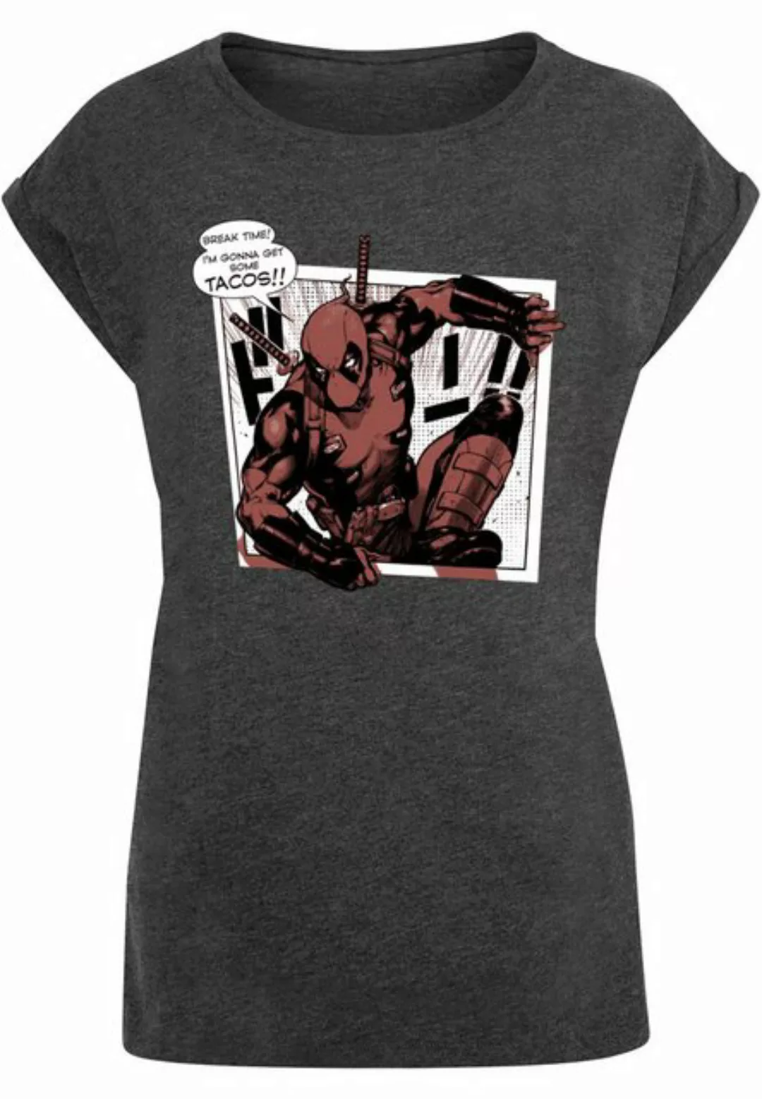 ABSOLUTE CULT T-Shirt ABSOLUTE CULT Damen Ladies Deadpool - Tacos Breaktime günstig online kaufen