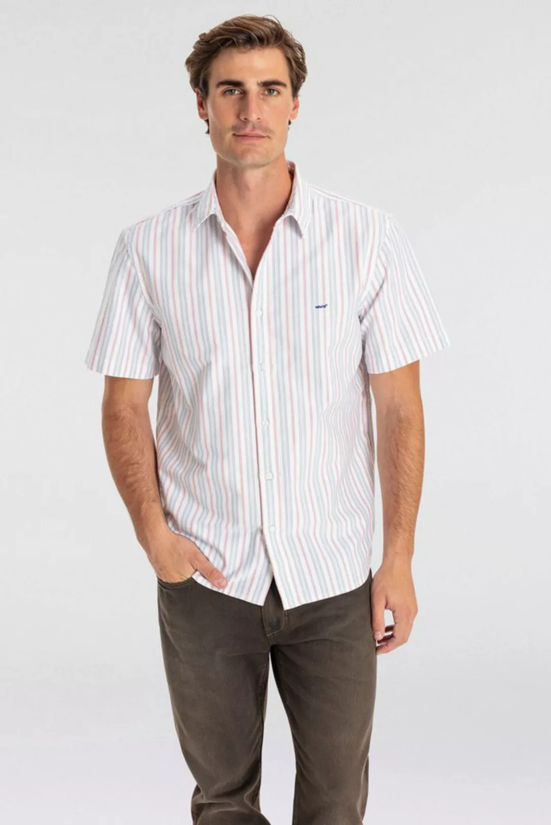 Levi's® Kurzarmhemd SS AUTHENTIC BUTTON DOWN in Streifendessin, aus Baumwol günstig online kaufen