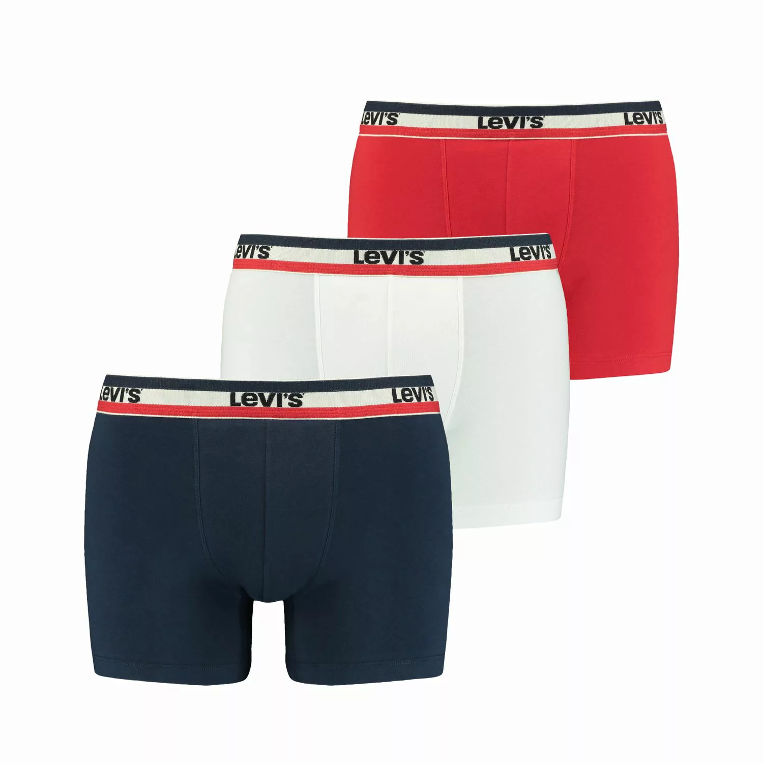 Levis Herren Sportswear Logo Boxer Brief 3er Pack günstig online kaufen