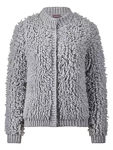 Strickblouson include mehrfarbig günstig online kaufen
