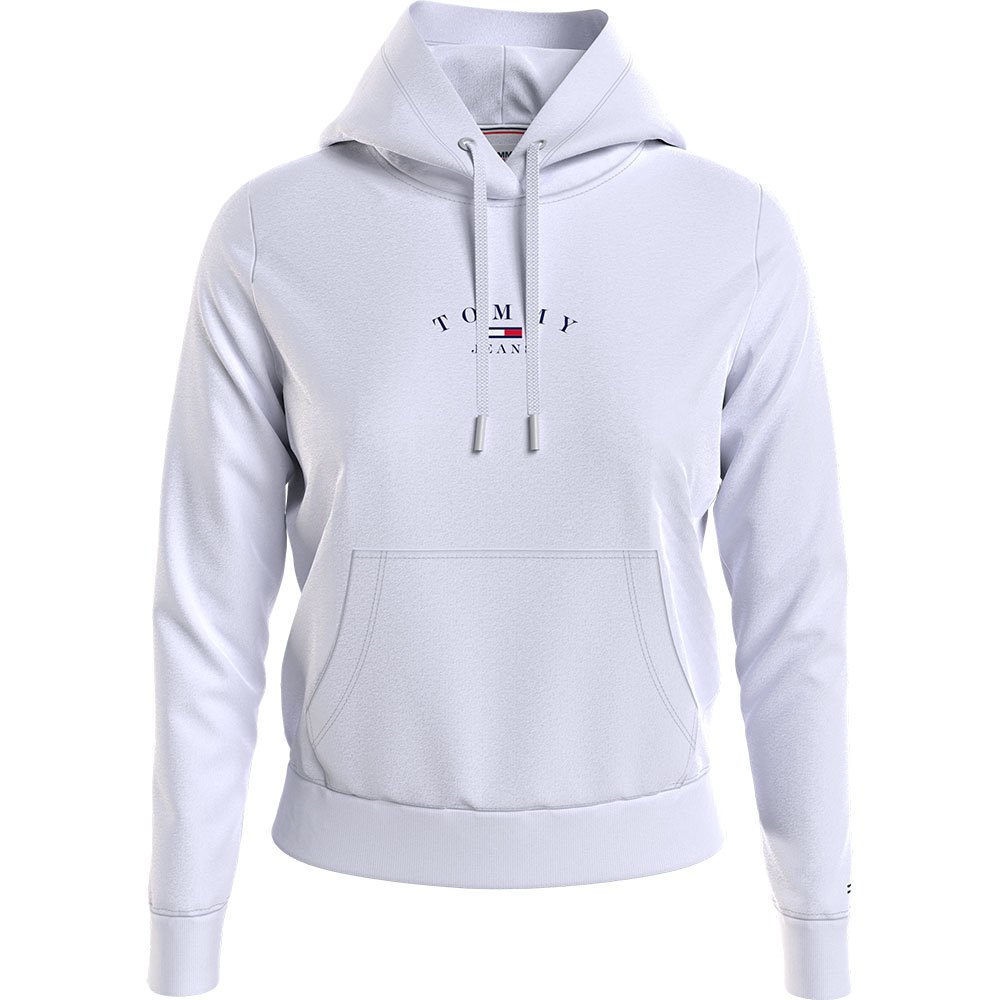 Tommy Jeans Regular Essential Logo 2 Kapuzenpullover L White günstig online kaufen