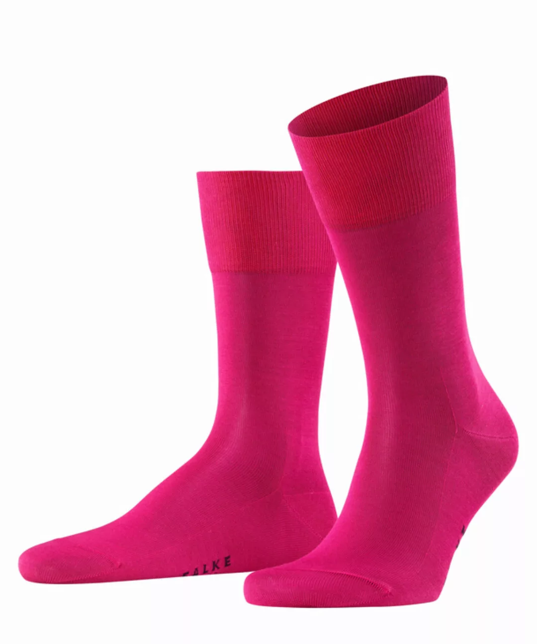 FALKE Tiago Herren Socken, 43-44, Rot, Uni, Baumwolle, 14662-839005 günstig online kaufen
