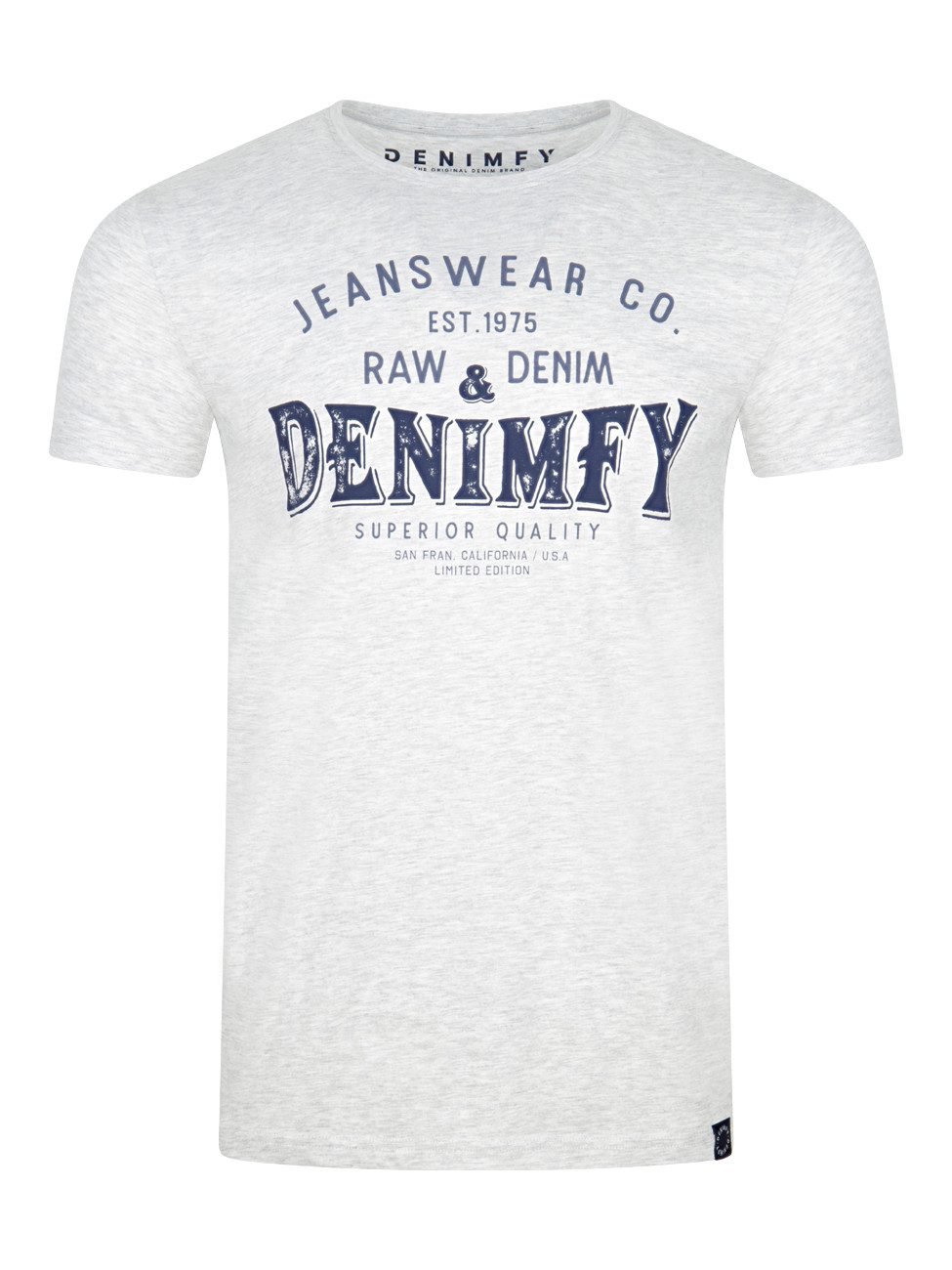 DENIMFY T-Shirt Herren Printshirt DFNuri Regular günstig online kaufen